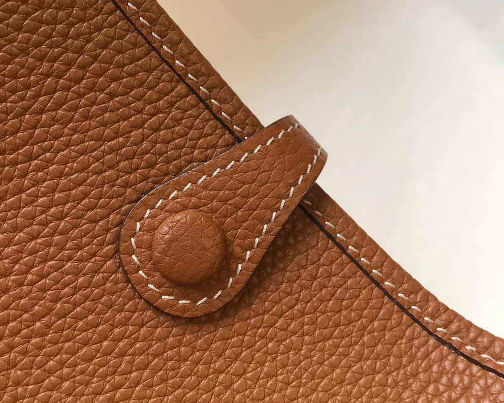 Hermes Evelyne Bag Hermes Mini Crossbody Bag 20399 Silver Buckle Tan