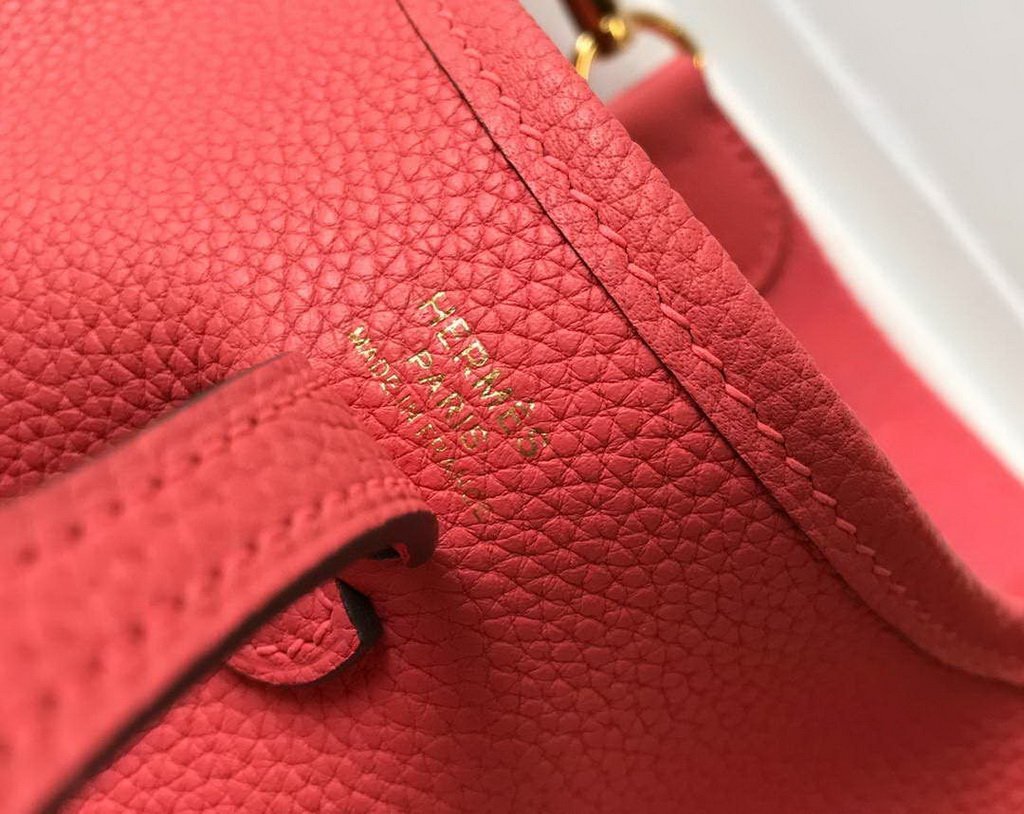 Hermes Evelyne Bag Designer Hermes Mini Crossbody Bag 20397 Gold Buckle Red