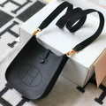 Hermes Evelyne Bag Designer Hermes Mini Crossbody Bag 20383 Gold Buckle Black