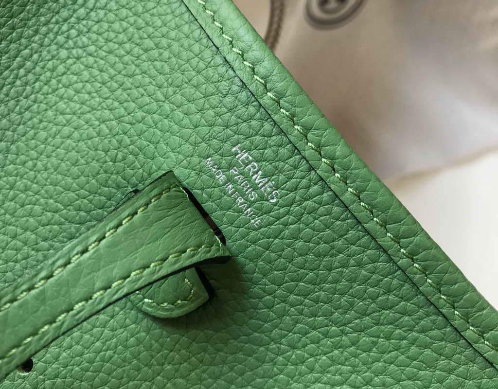 Hermes Evelyne Bag Hermes Mini Crossbody Bag 20401 Silver Buckle Green