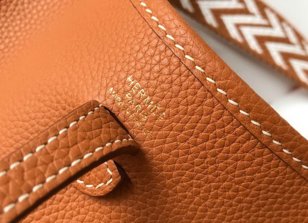 Hermes Evelyne Bag Designer Hermes Mini Crossbody Bag 20386 Gold Buckle Tan