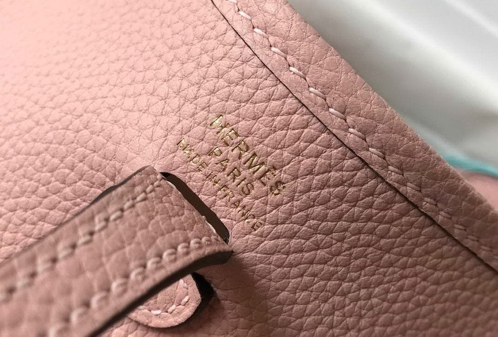 Hermes Evelyne Bag Designer Hermes Mini Crossbody Bag 20380 Gold Pink