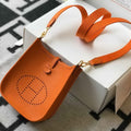 Hermes Evelyne Bag Designer Hermes Mini Crossbody Bag 20390 Gold Buckle Orange