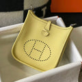 Hermes Evelyne Bag Designer Hermes Mini Crossbody Real Bag 20434 Light Yellow - Default Title - View 1