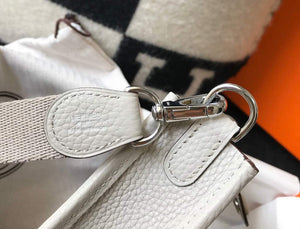 Hermes Evelyne Bag Designer Hermes Mini Crossbody Real Bag 20435 White - Default Title - View 7