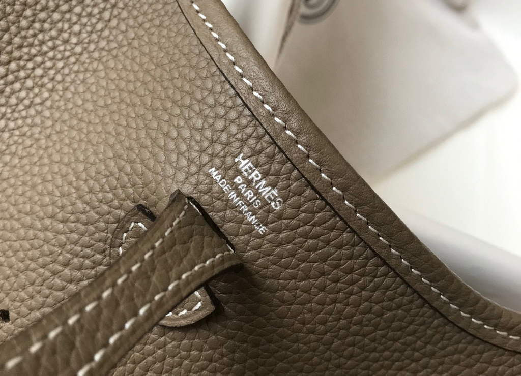 Hermes Evelyne Bag Designer Hermes Mini Crossbody Real Bag 20423 Gray