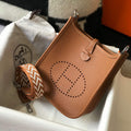 Hermes Evelyne Bag Designer Hermes Mini Crossbody Real Bag 20422 Brown - Default Title - View 1