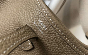 Hermes Evelyne Bag Designer Hermes Mini Crossbody Real Bag 20425 Light Grey - Default Title - View 8