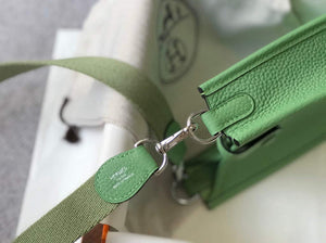 Hermes Evelyne Bag Designer Hermes Mini Crossbody Real Bag 20424 Green - Default Title - View 7