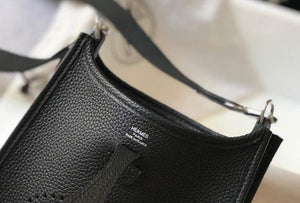 Hermes Evelyne Bag Designer Hermes Mini Crossbody Real Bag 20421 Black - Default Title - View 7