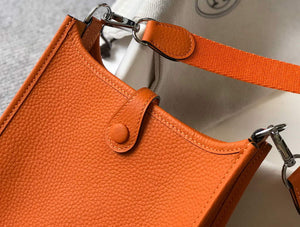 Hermes Evelyne Bag Designer Hermes Mini Crossbody Real Bag 20428 Orange - Default Title - View 7