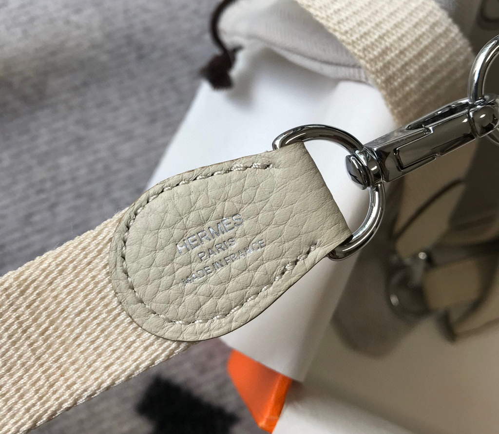 Hermes Evelyne Bag Designer Hermes Mini Crossbody Real Bag 20429 Beige