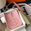 Hermes Evelyne Bag Designer Hermes Mini Crossbody Real Bag 20430 Pink - Default Title - View 1