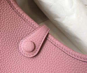 Hermes Evelyne Bag Designer Hermes Mini Crossbody Real Bag 20430 Pink - Default Title - View 6