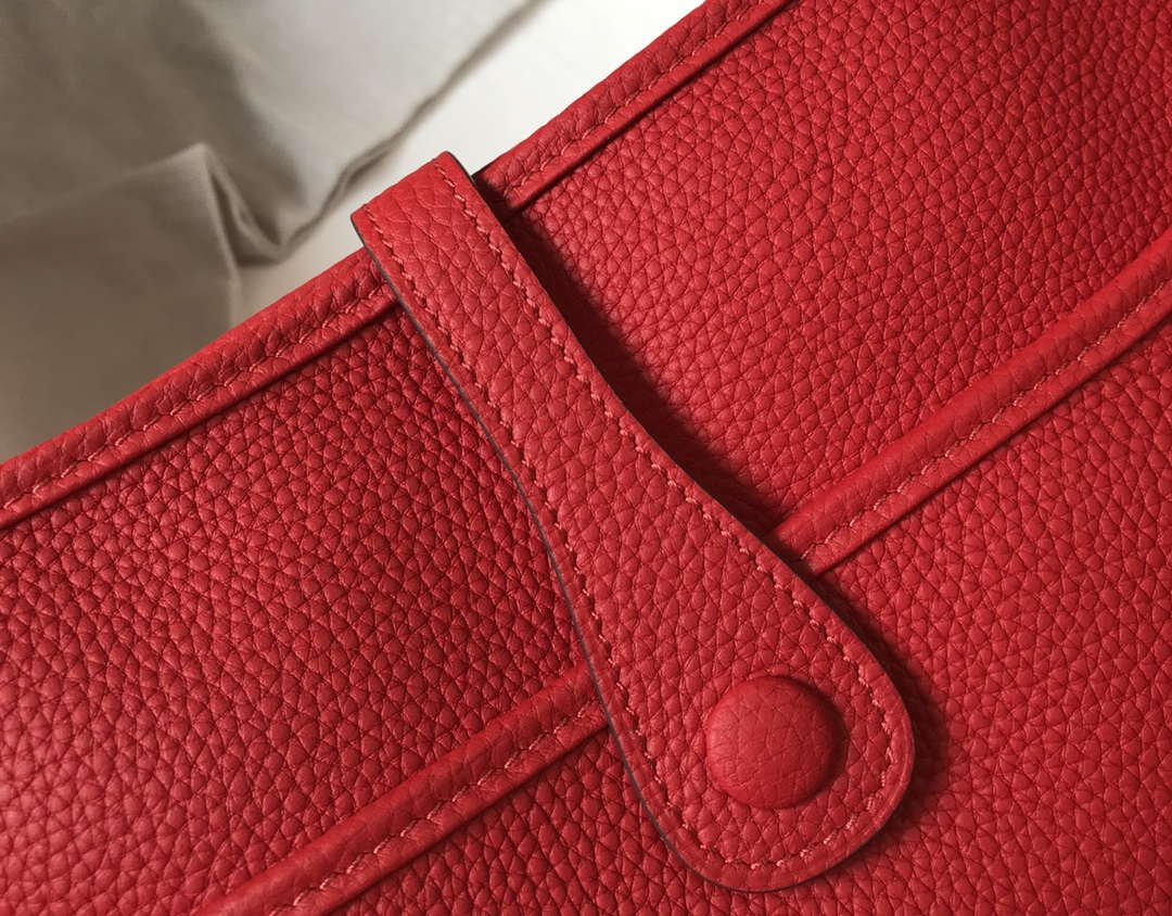 Hermes Evelyne III 29 bag Designer Hermes Shoulder Bag 204851 Red Silver