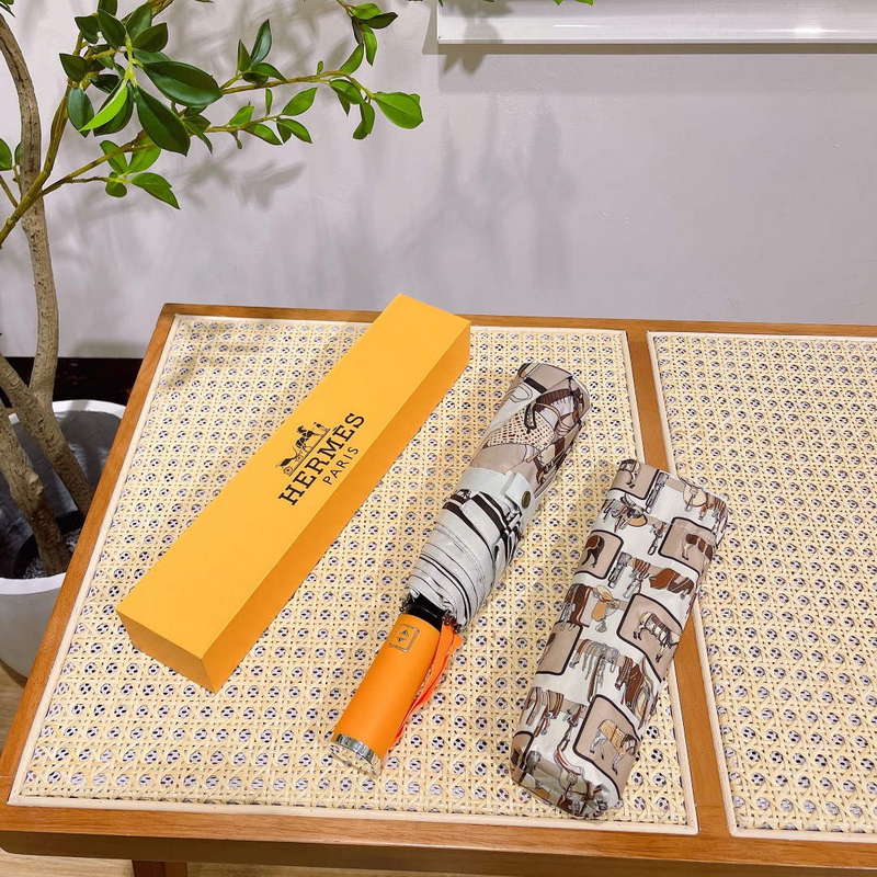 Hermes Fashion Folding Sun Umbrella H33450