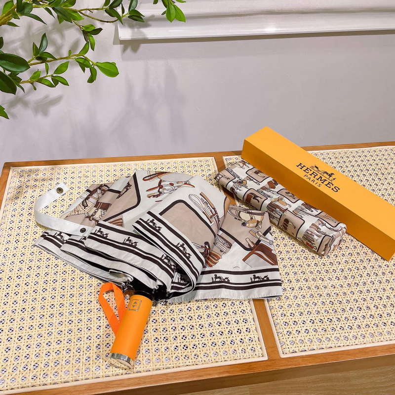 Hermes Fashion Folding Sun Umbrella H33450
