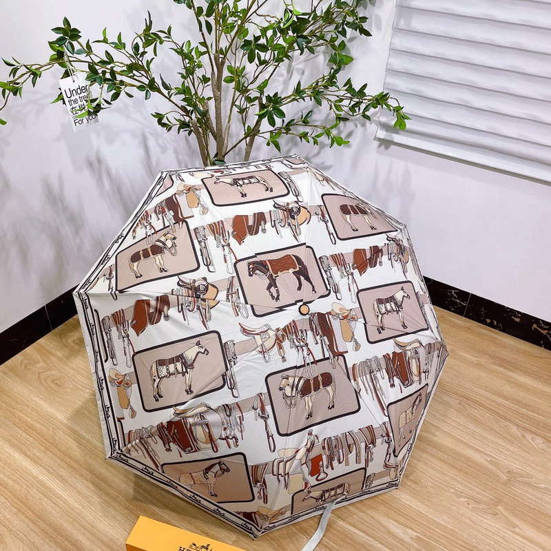 Hermes Fashion Folding Sun Umbrella H33450