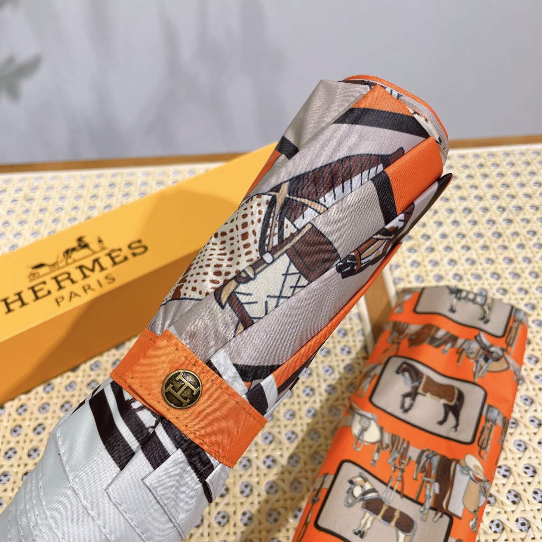 Hermes Fashion Folding Sun Umbrella H33451