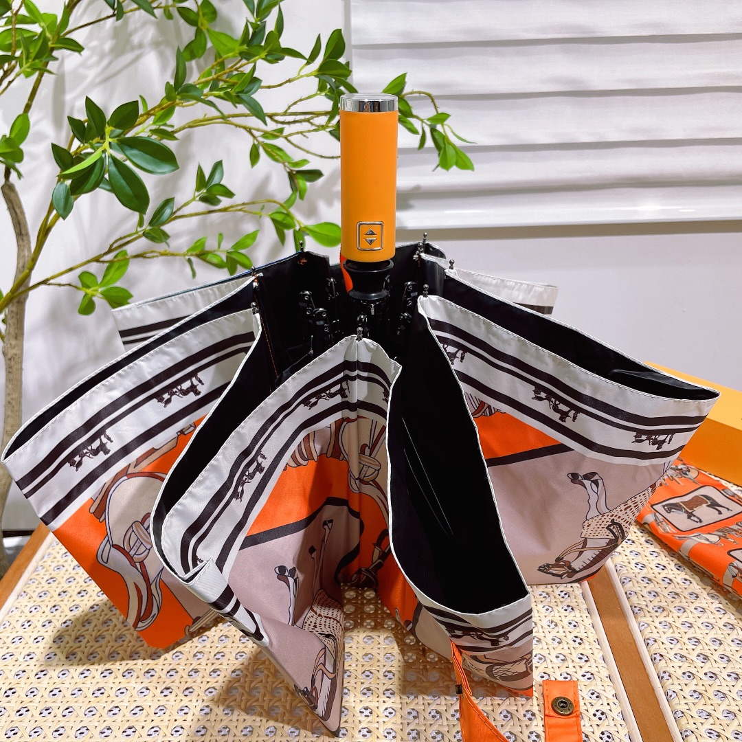 Hermes Fashion Folding Sun Umbrella H33451