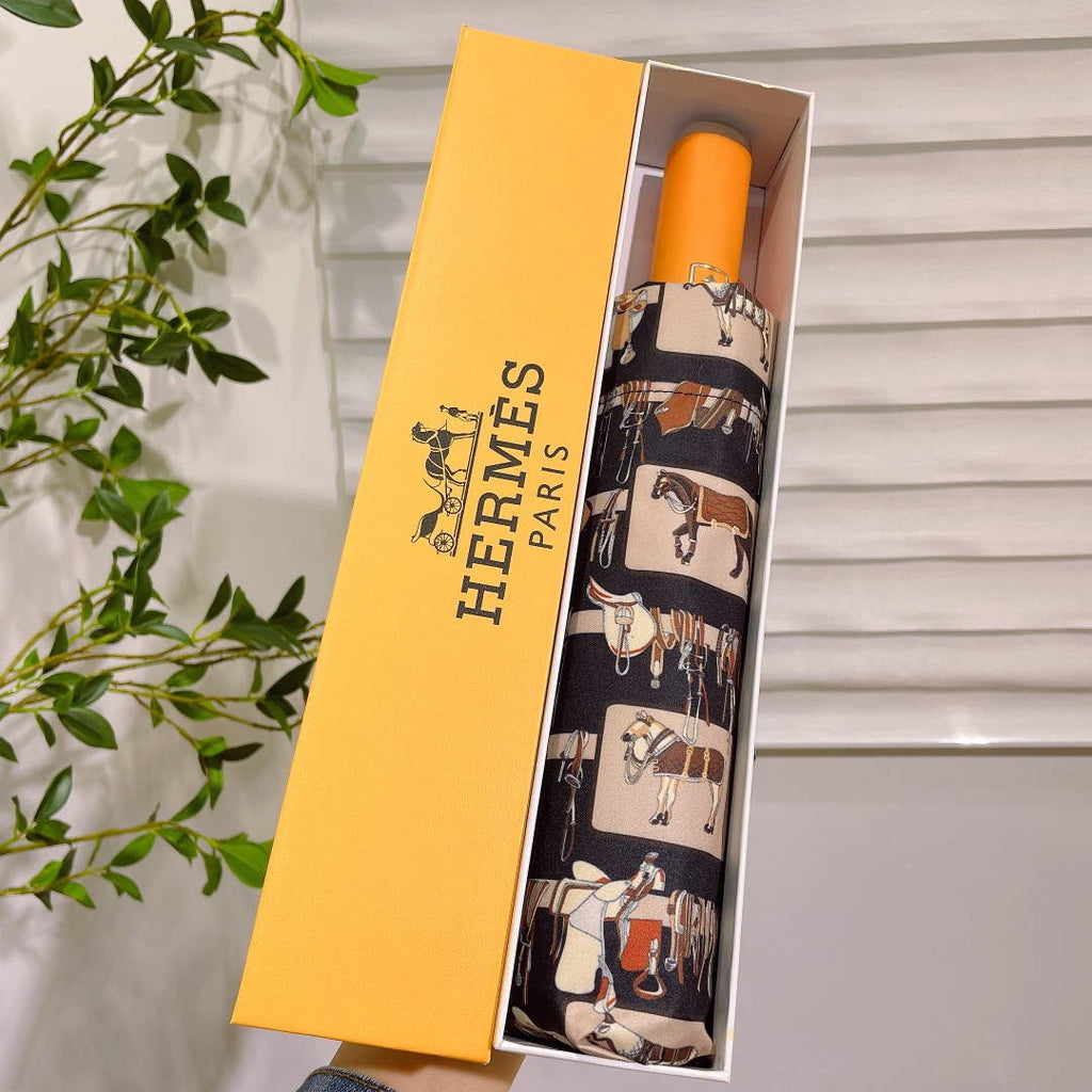 Hermes Fashion Folding Sun Umbrella H33452