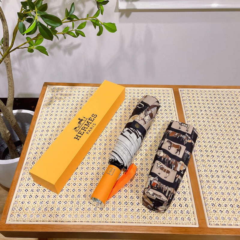 Hermes Fashion Folding Sun Umbrella H33452