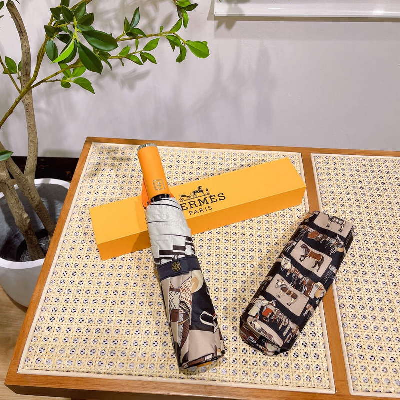 Hermes Fashion Folding Sun Umbrella H33452