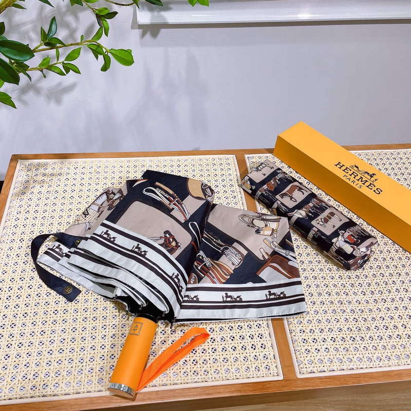 Hermes Fashion Folding Sun Umbrella H33452