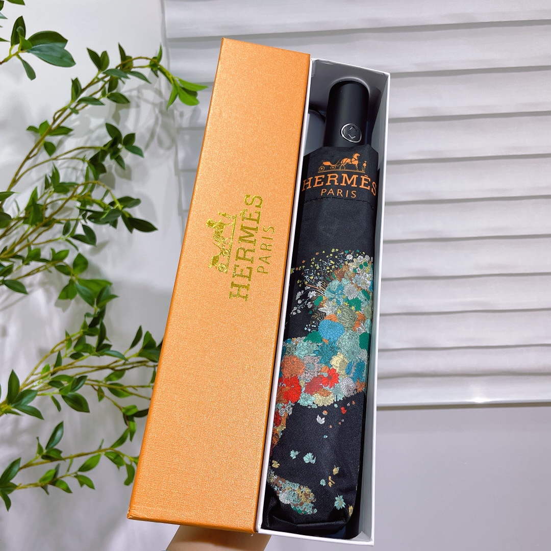 Hermes Fashion Folding Sun Umbrella H33453