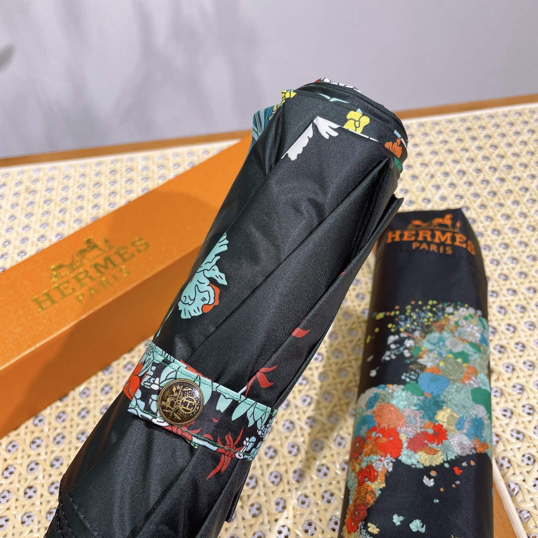 Hermes Fashion Folding Sun Umbrella H33453