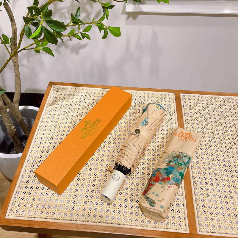 Hermes Fashion Folding Sun Umbrella H33455