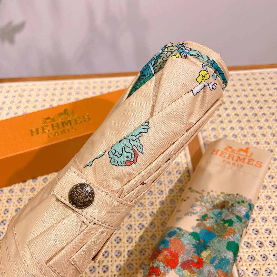 Hermes Fashion Folding Sun Umbrella H33455