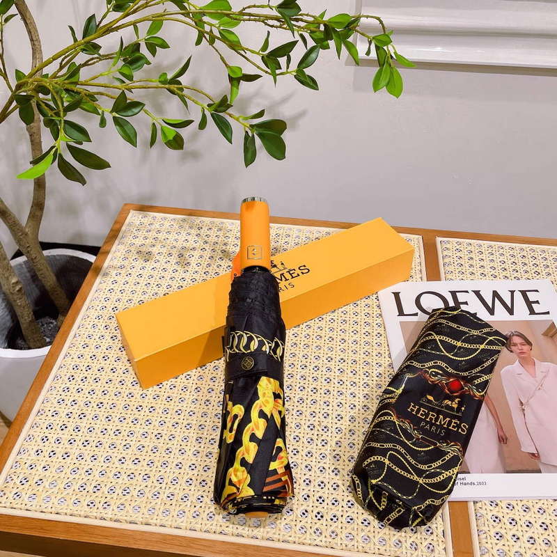 Hermes Fashion Folding Sun Umbrella H33456 - Default Title - View 6