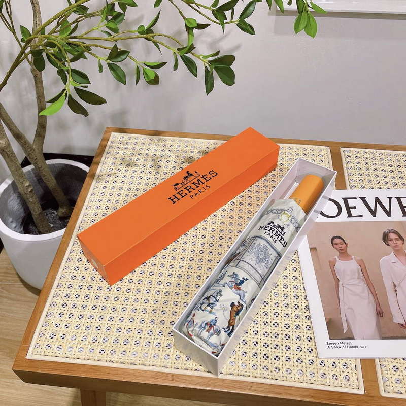 Hermes Fashion Folding Sun Umbrella H33457