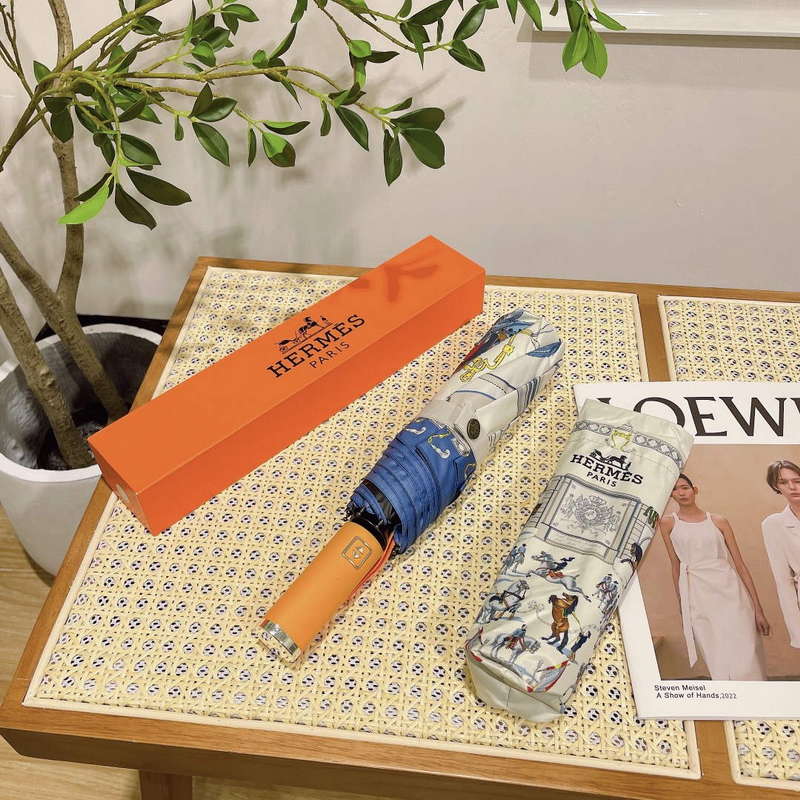 Hermes Fashion Folding Sun Umbrella H33457
