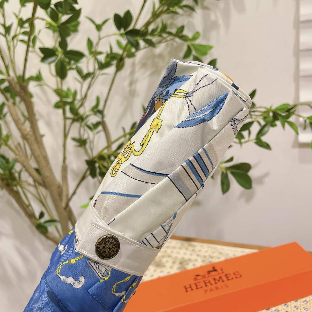 Hermes Fashion Folding Sun Umbrella H33457