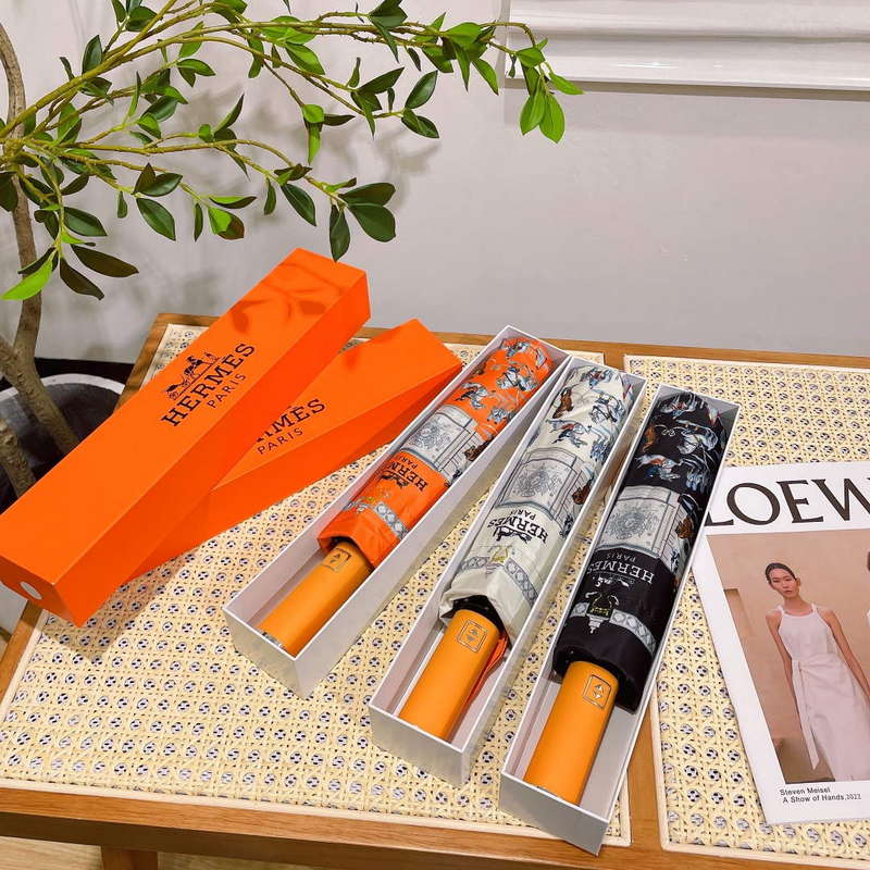 Hermes Fashion Folding Sun Umbrella H33457