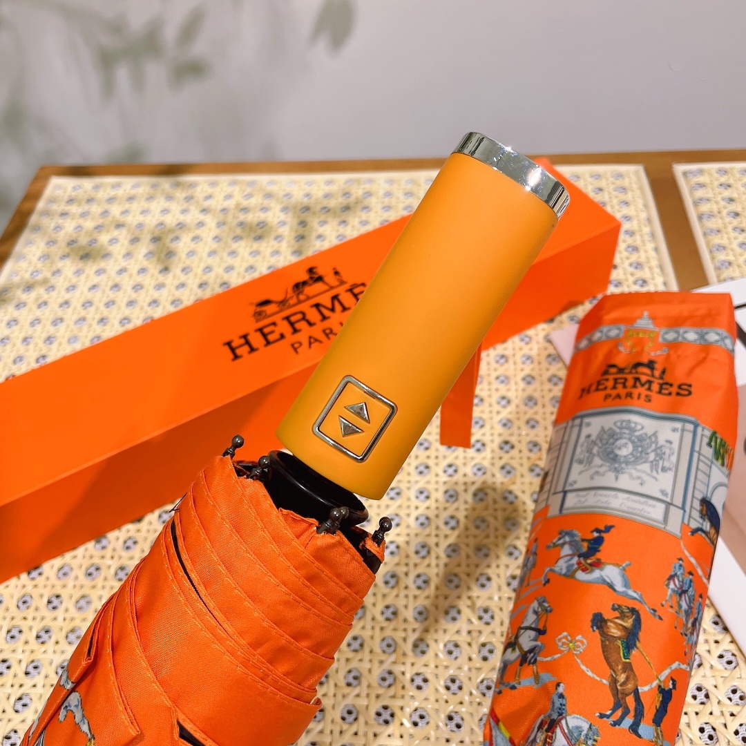 Hermes Fashion Folding Sun Umbrella H33458