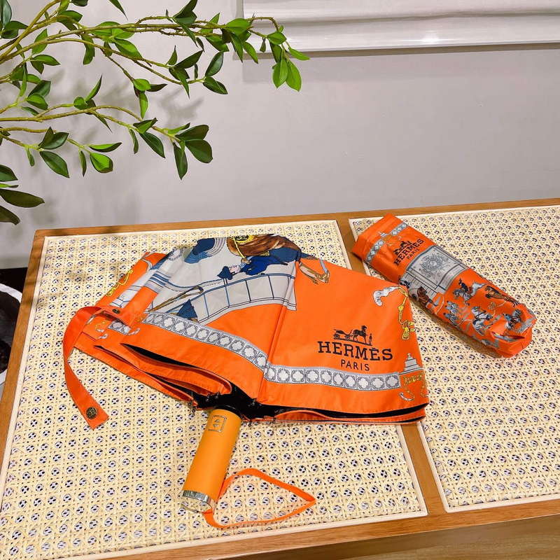 Hermes Fashion Folding Sun Umbrella H33458