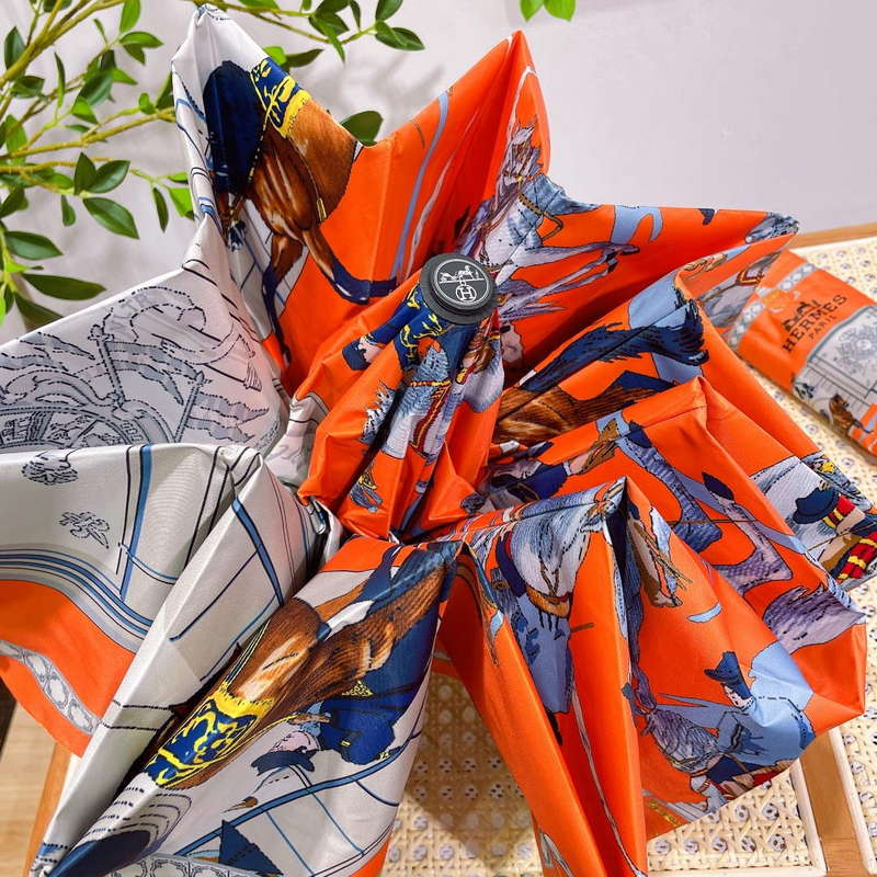 Hermes Fashion Folding Sun Umbrella H33458