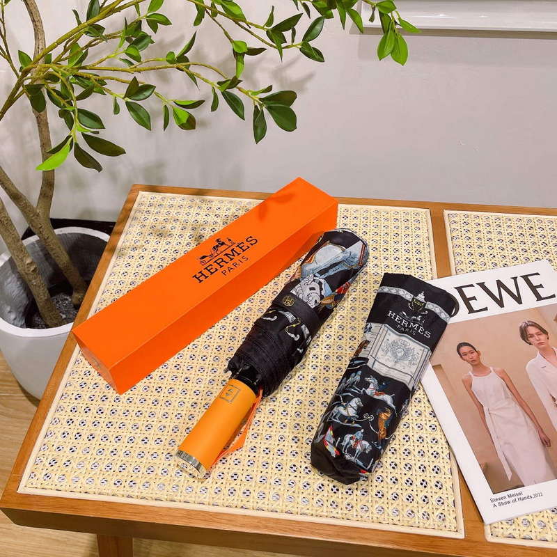 Hermes Fashion Folding Sun Umbrella H33459