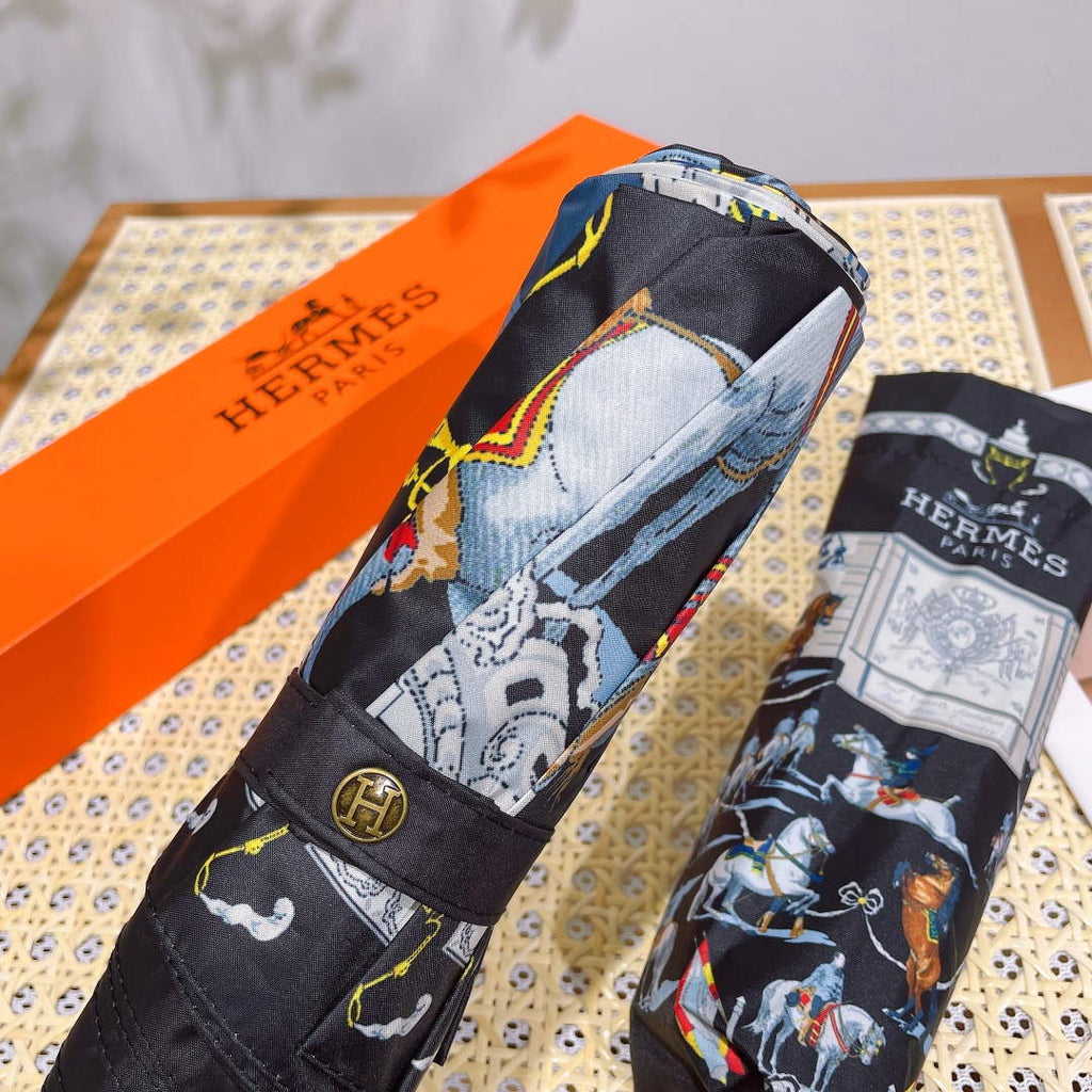 Hermes Fashion Folding Sun Umbrella H33459