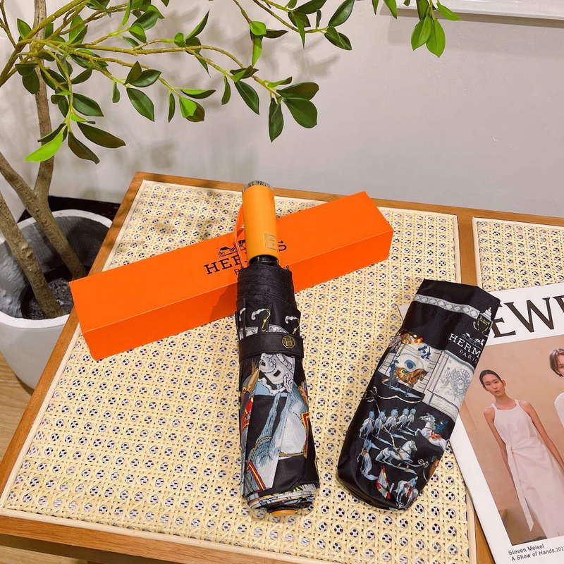 Hermes Fashion Folding Sun Umbrella H33459