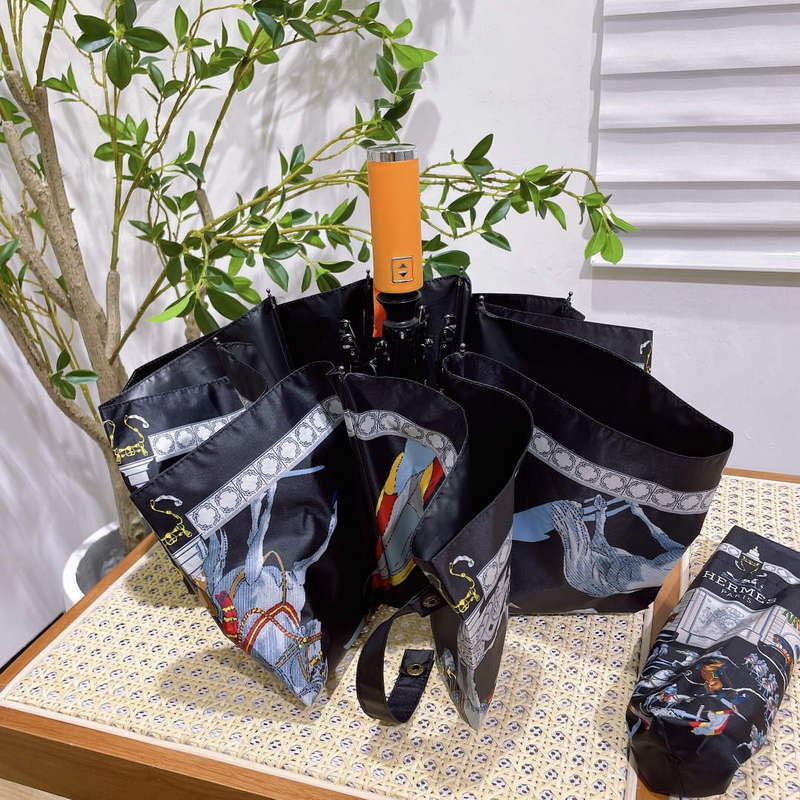 Hermes Fashion Folding Sun Umbrella H33459