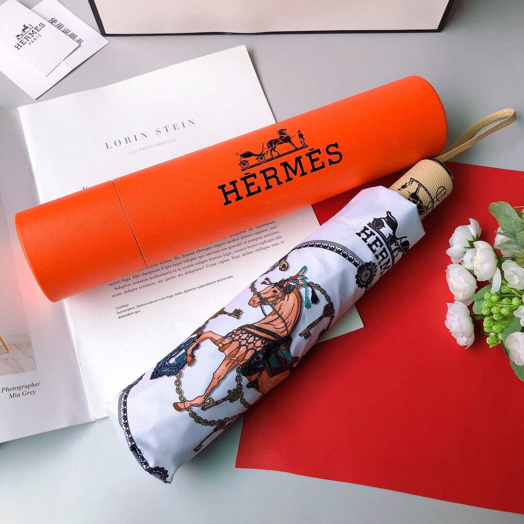 Hermes Fashion Folding Sun Umbrella H33460