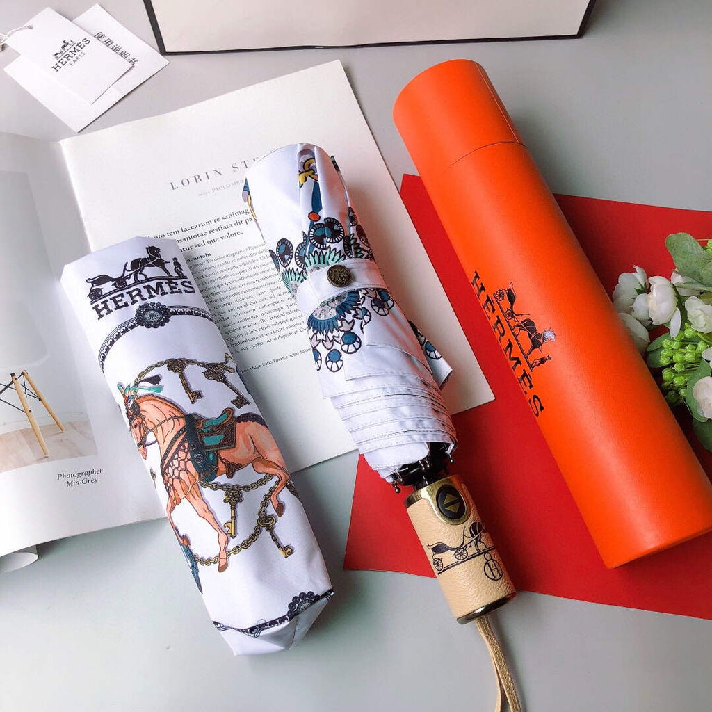 Hermes Fashion Folding Sun Umbrella H33460