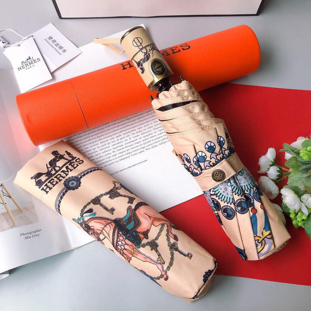 Hermes Fashion Folding Sun Umbrella H33461