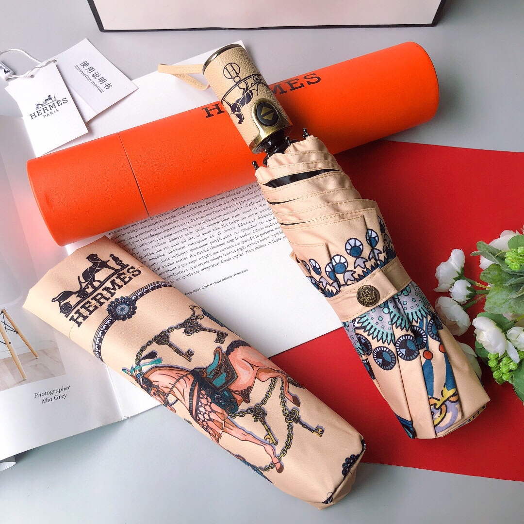 Hermes Fashion Folding Sun Umbrella H33461