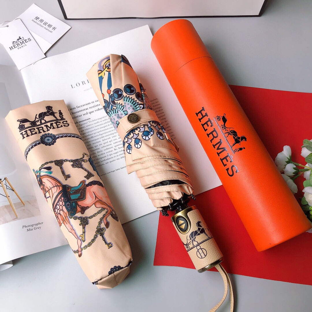 Hermes Fashion Folding Sun Umbrella H33461