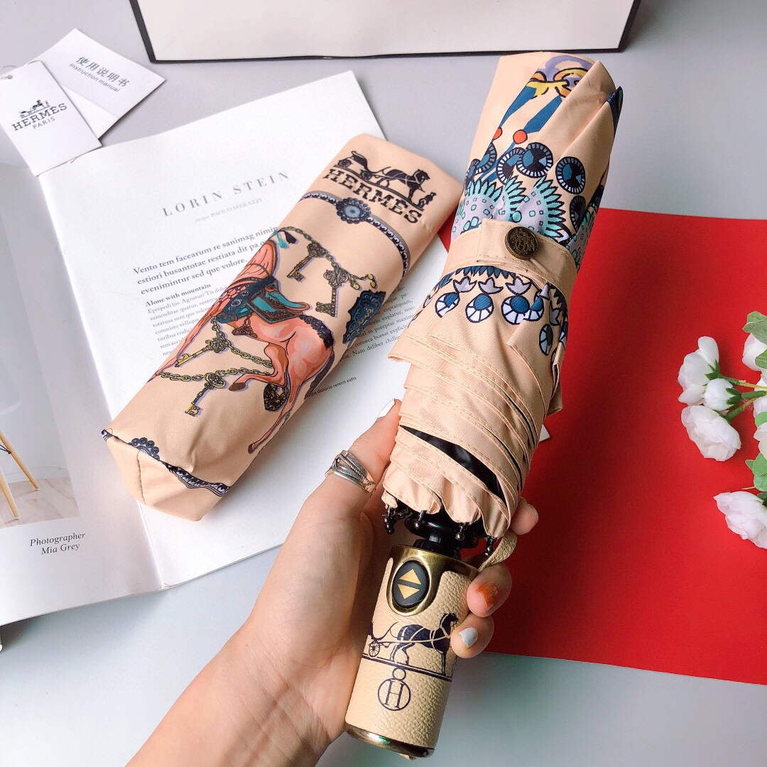 Hermes Fashion Folding Sun Umbrella H33461